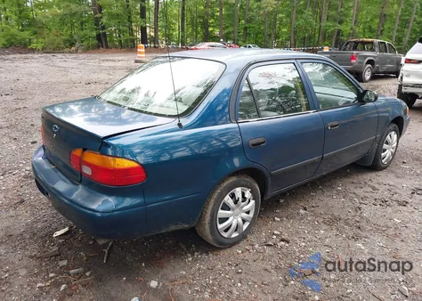 2000 Chevrolet Prizm из США, поврежденный, VIN 1Y1SK5289YZ401584